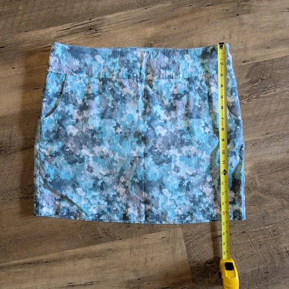 Zac & Rachel Blue Mini Pencil Skort Casual - Picture 2 of 8